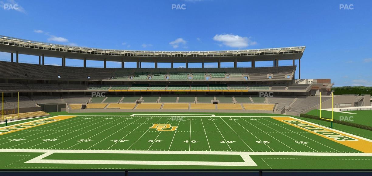 McLane Stadium - Section Bear Club Heights C 4 Seat View
