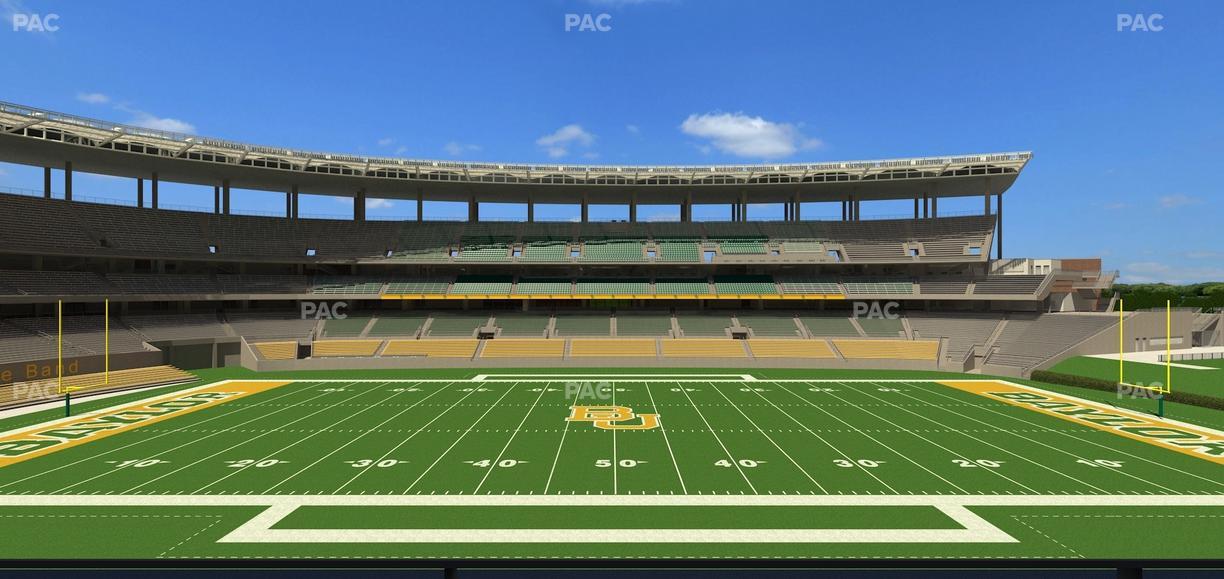 McLane Stadium - Section Bear Club Heights C 5 Seat View