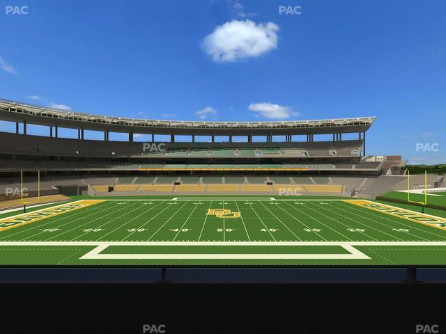 McLane Stadium - Section Bear Club Heights C 5 Seat View