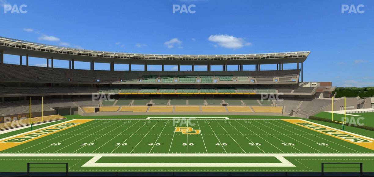 McLane Stadium - Section Bear Club Heights C 5 Seat View