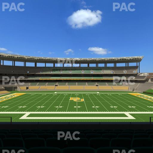 McLane Stadium - Section Bear Club Heights C 5 Seat View