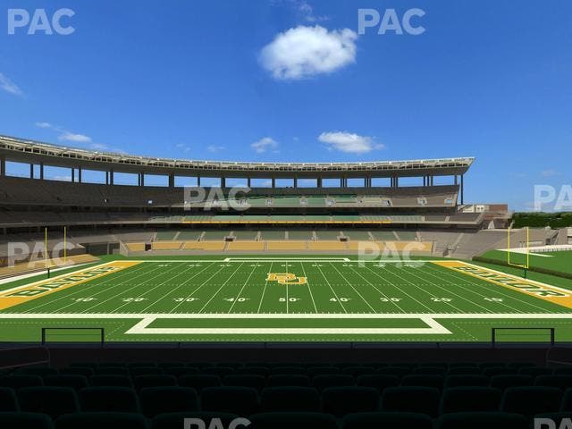 McLane Stadium - Section Bear Club Heights C 5 Seat View