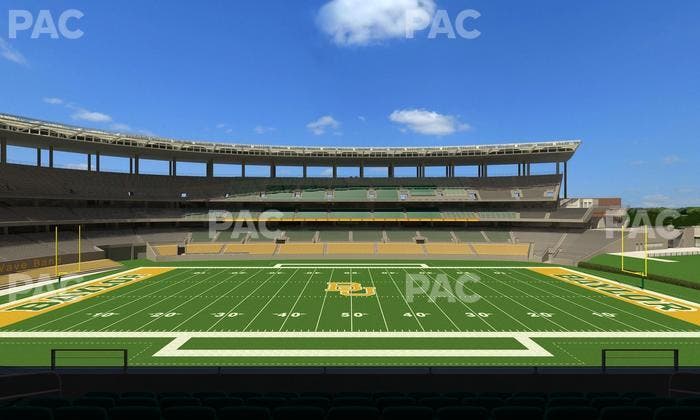 McLane Stadium - Section Bear Club Heights C 5 Seat View