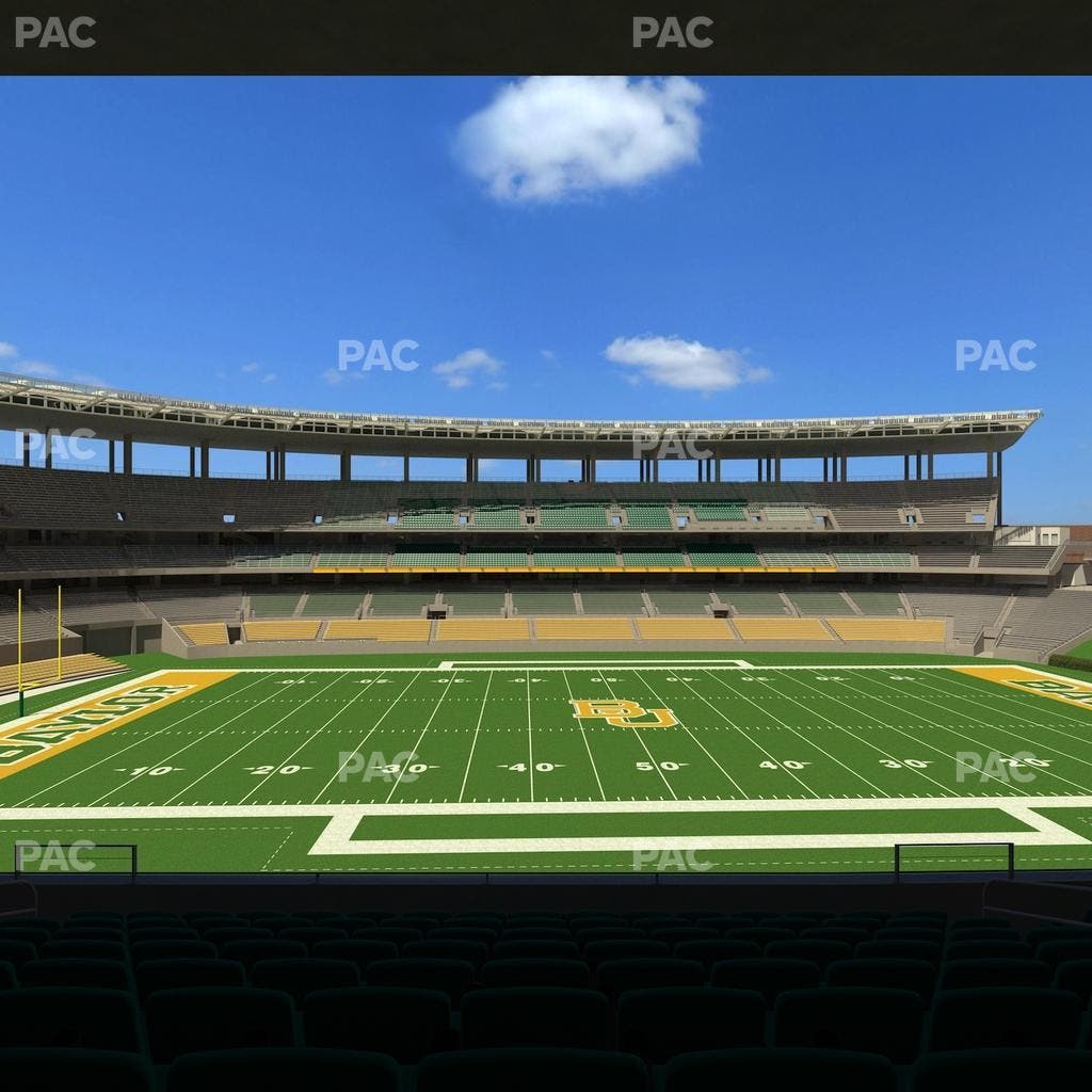 McLane Stadium - Section Bear Club Heights C 6 Seat View