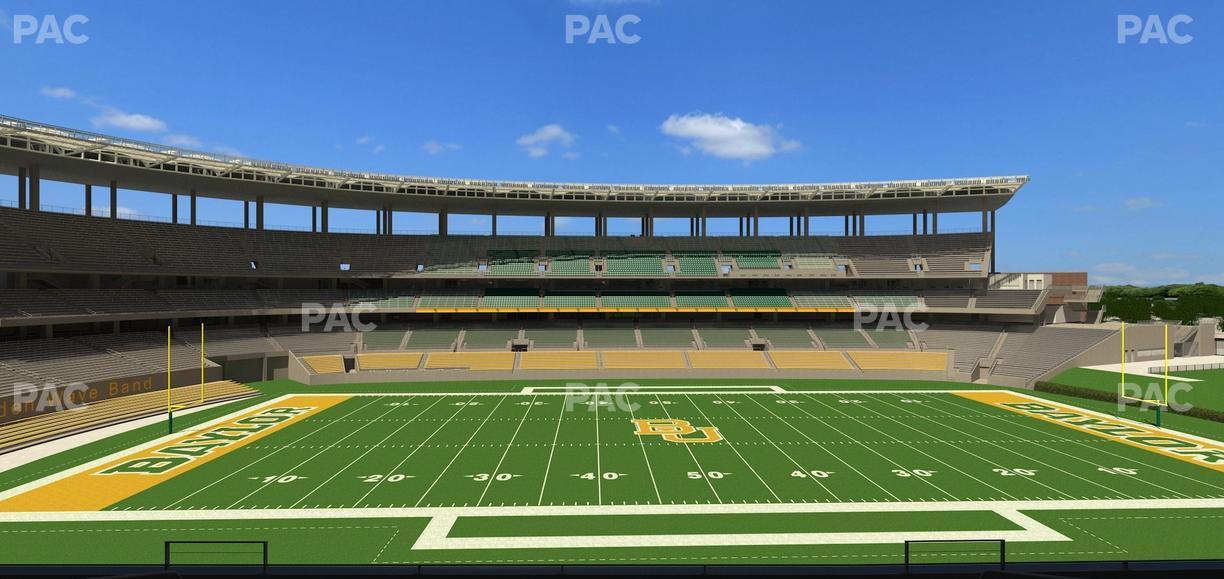 McLane Stadium - Section Bear Club Heights C 6 Seat View