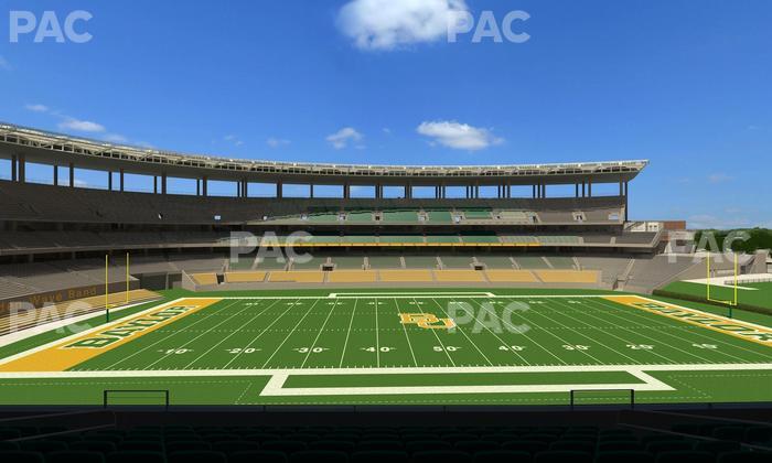 McLane Stadium - Section Bear Club Heights C 6 Seat View