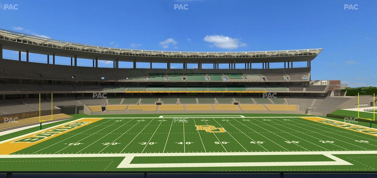 McLane Stadium - Section Bear Club Heights C 6 Seat View
