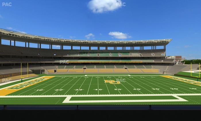 McLane Stadium - Section Bear Club Heights C 6 Seat View