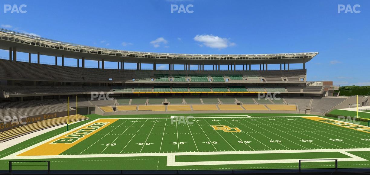 McLane Stadium - Section Bear Club Heights C 7 Seat View