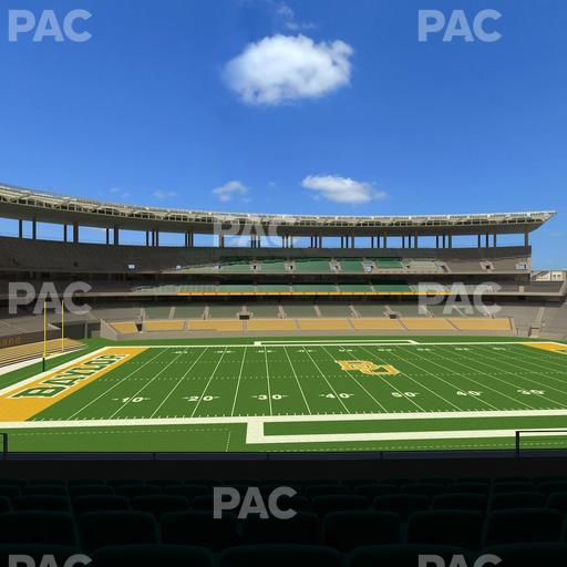 McLane Stadium - Section Bear Club Heights C 7 Seat View