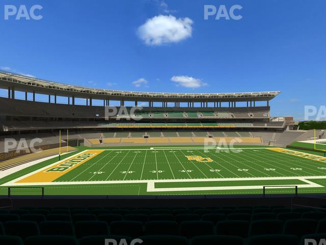 McLane Stadium - Section Bear Club Heights C 7 Seat View