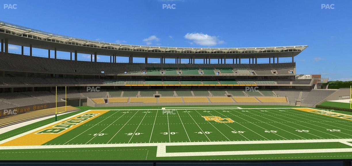 McLane Stadium - Section Bear Club Heights C 7 Seat View