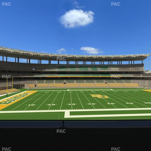 McLane Stadium - Section Bear Club Heights C 7 Seat View