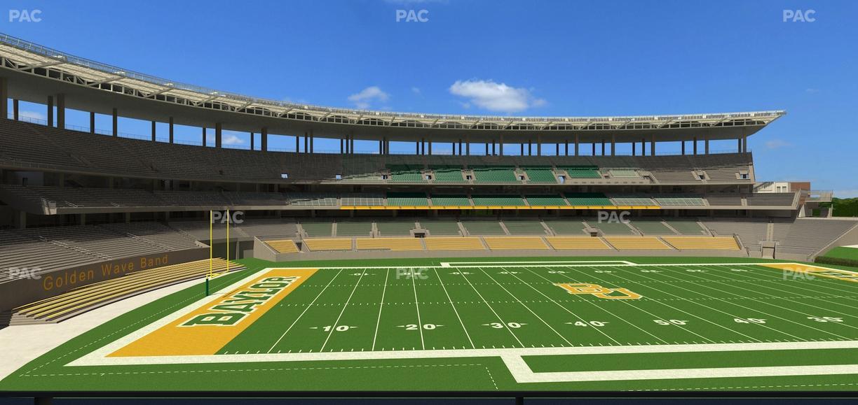 McLane Stadium - Section Bear Club Heights C 8 Seat View