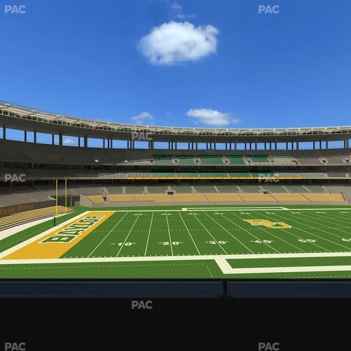 McLane Stadium - Section Bear Club Heights C 8 Seat View