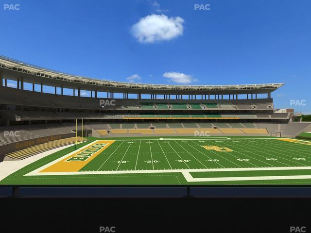 McLane Stadium - Section Bear Club Heights C 8 Seat View