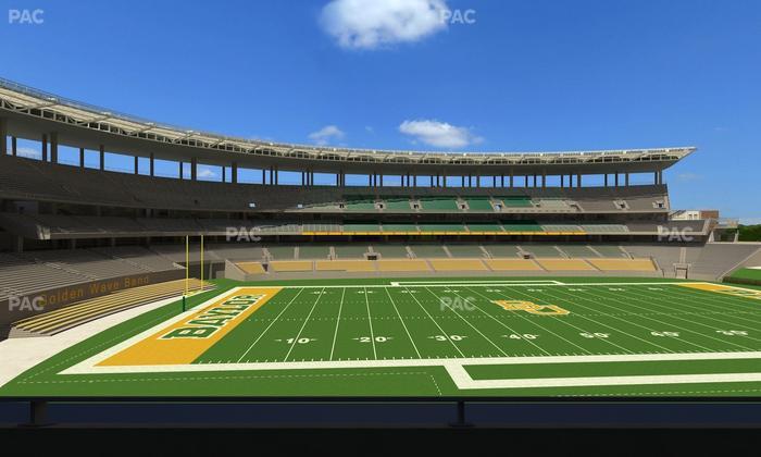 McLane Stadium - Section Bear Club Heights C 8 Seat View