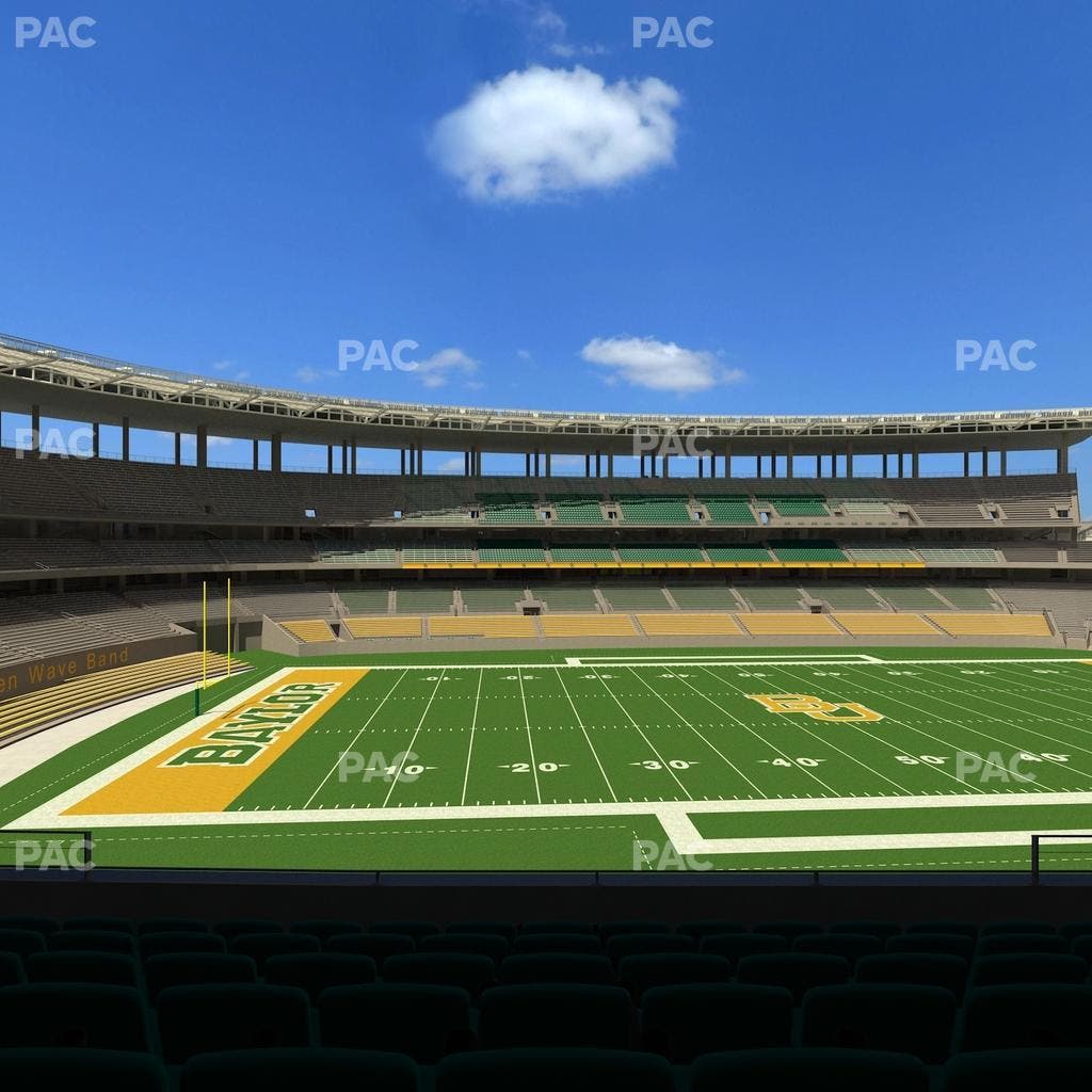 McLane Stadium - Section Bear Club Heights C 8 Seat View