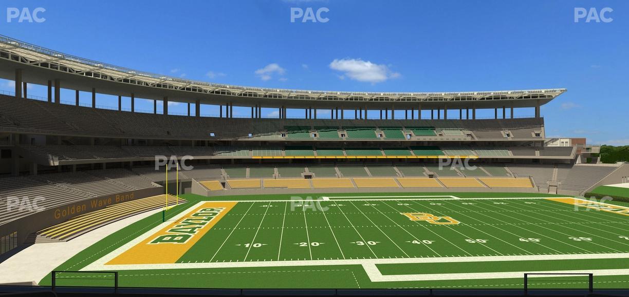 McLane Stadium - Section Bear Club Heights C 8 Seat View