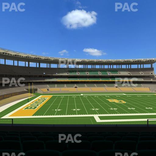 McLane Stadium - Section Bear Club Heights C 8 Seat View
