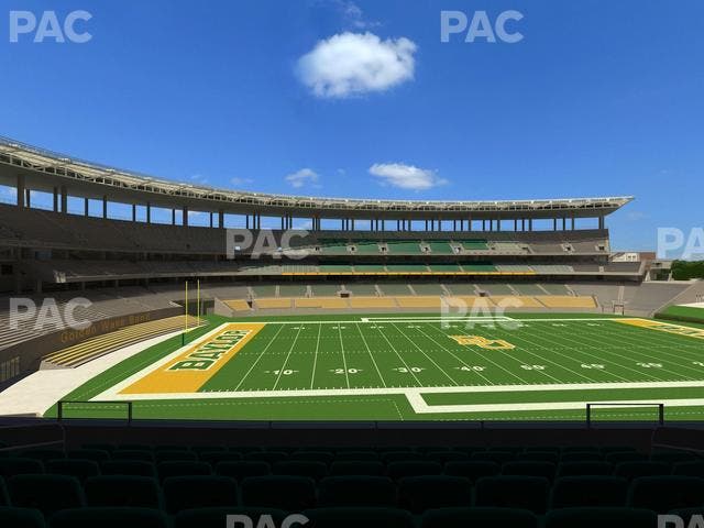 McLane Stadium - Section Bear Club Heights C 8 Seat View