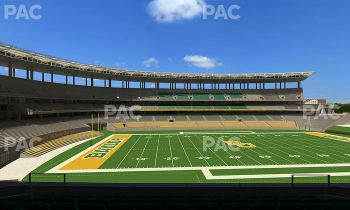 McLane Stadium - Section Bear Club Heights C 8 Seat View