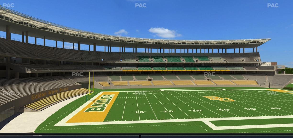 McLane Stadium - Section Bear Club Heights C 9 Seat View