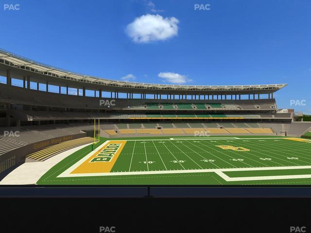 McLane Stadium - Section Bear Club Heights C 9 Seat View