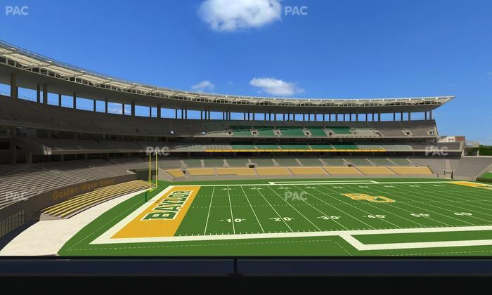 McLane Stadium - Section Bear Club Heights C 9 Seat View