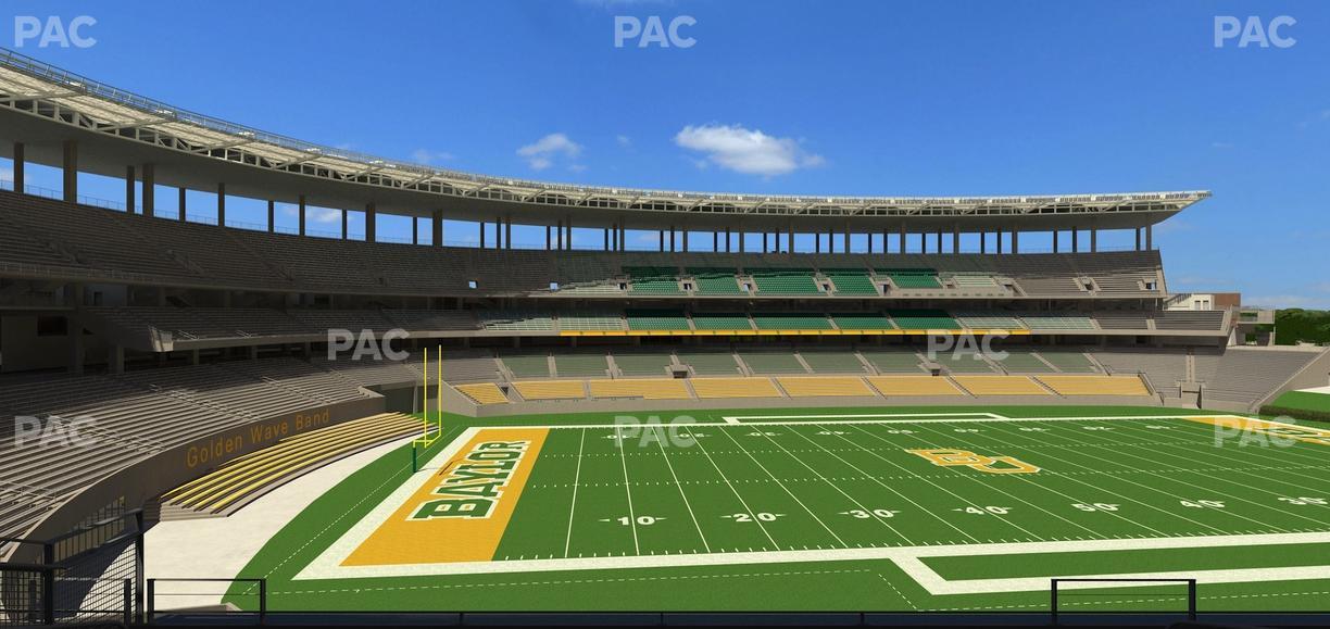 McLane Stadium - Section Bear Club Heights C 9 Seat View