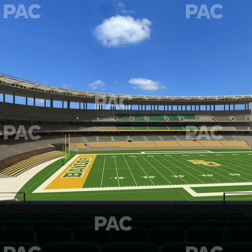 McLane Stadium - Section Bear Club Heights C 9 Seat View