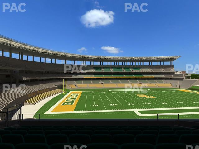 McLane Stadium - Section Bear Club Heights C 9 Seat View