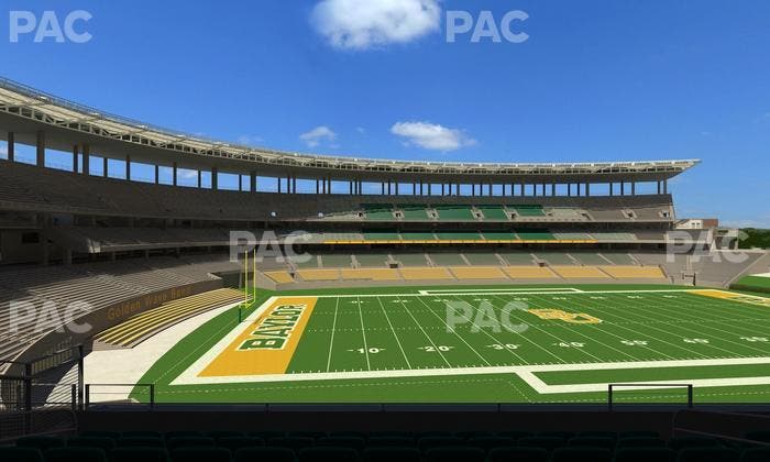 McLane Stadium - Section Bear Club Heights C 9 Seat View