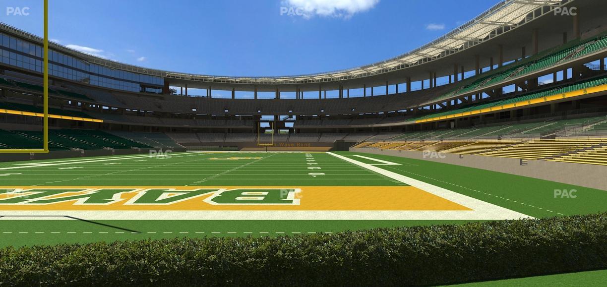 McLane Stadium - Section Ga Berm Seat View