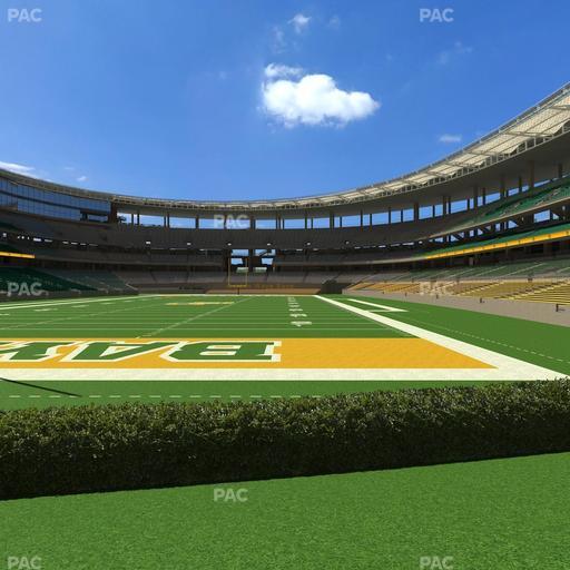 McLane Stadium - Section Ga Berm Seat View