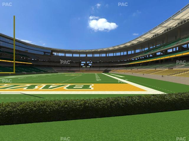 McLane Stadium - Section Ga Berm Seat View