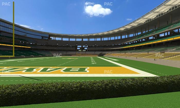 McLane Stadium - Section Ga Berm Seat View