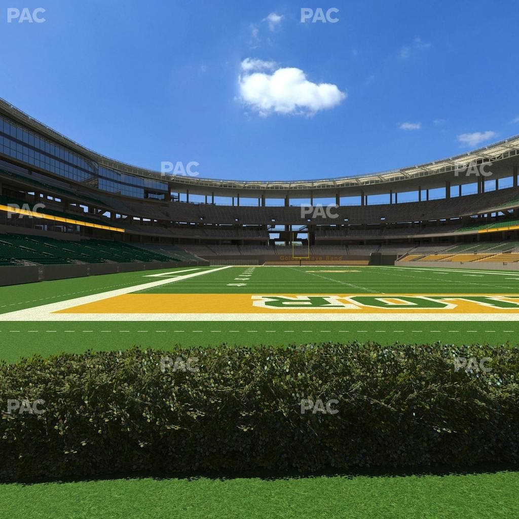 McLane Stadium - Section Ga Berm Seat View
