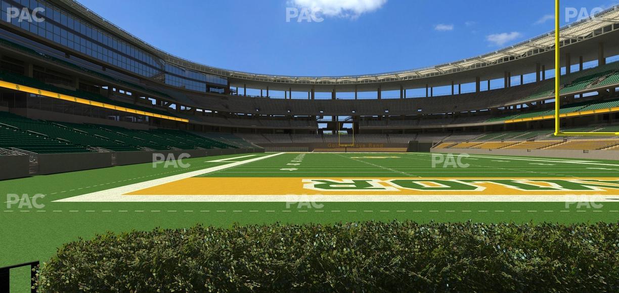 McLane Stadium - Section Ga Berm Seat View