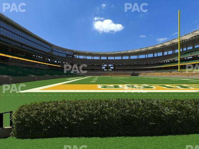 McLane Stadium - Section Ga Berm Seat View