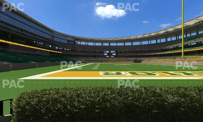 McLane Stadium - Section Ga Berm Seat View