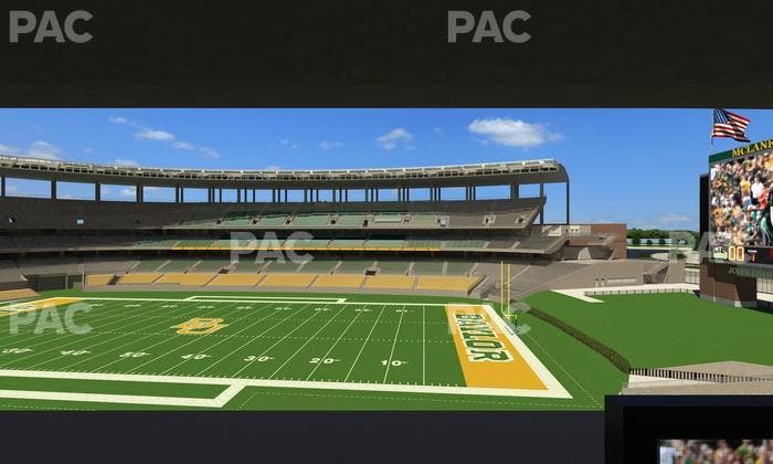 McLane Stadium - Section Loge Box 201 Seat View