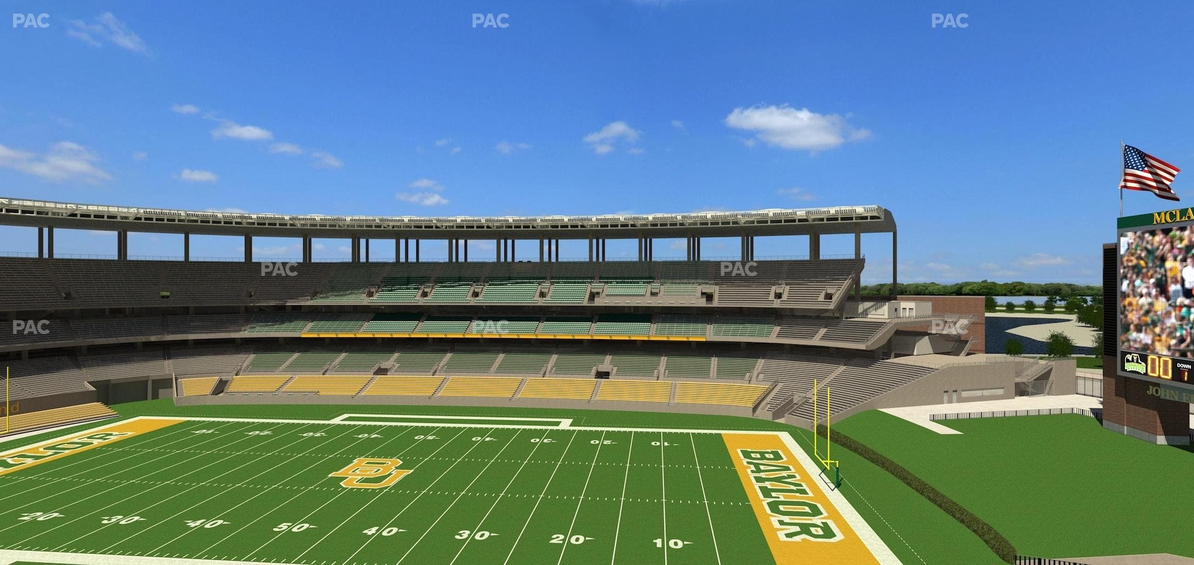 McLane Stadium - Section Loge Box 303 Seat View