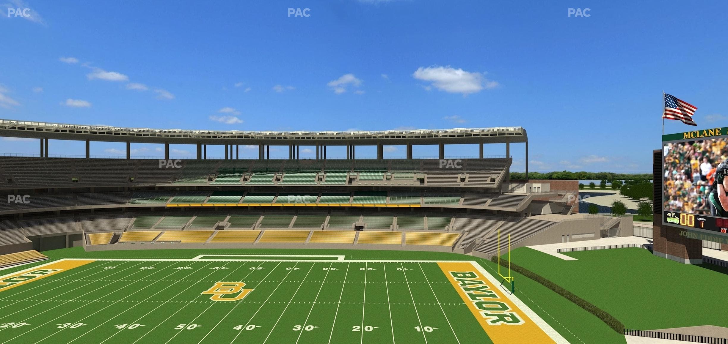 McLane Stadium - Section Loge Box 306 Seat View
