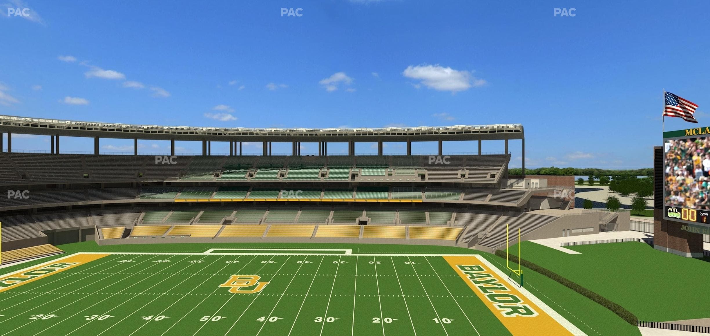 McLane Stadium - Section Loge Box 308 Seat View