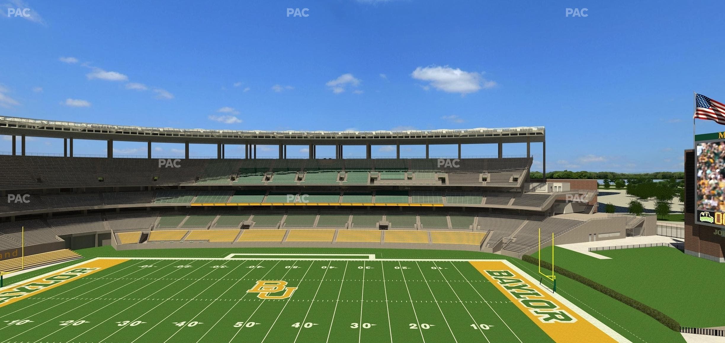 McLane Stadium - Section Loge Box 310 Seat View