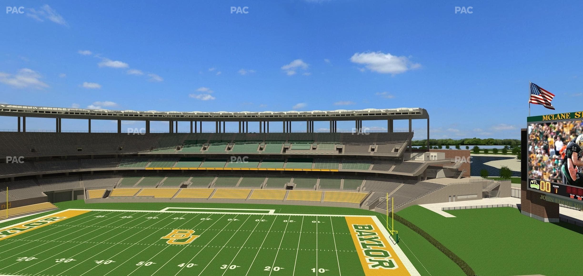 McLane Stadium - Section Loge Box 338 Seat View