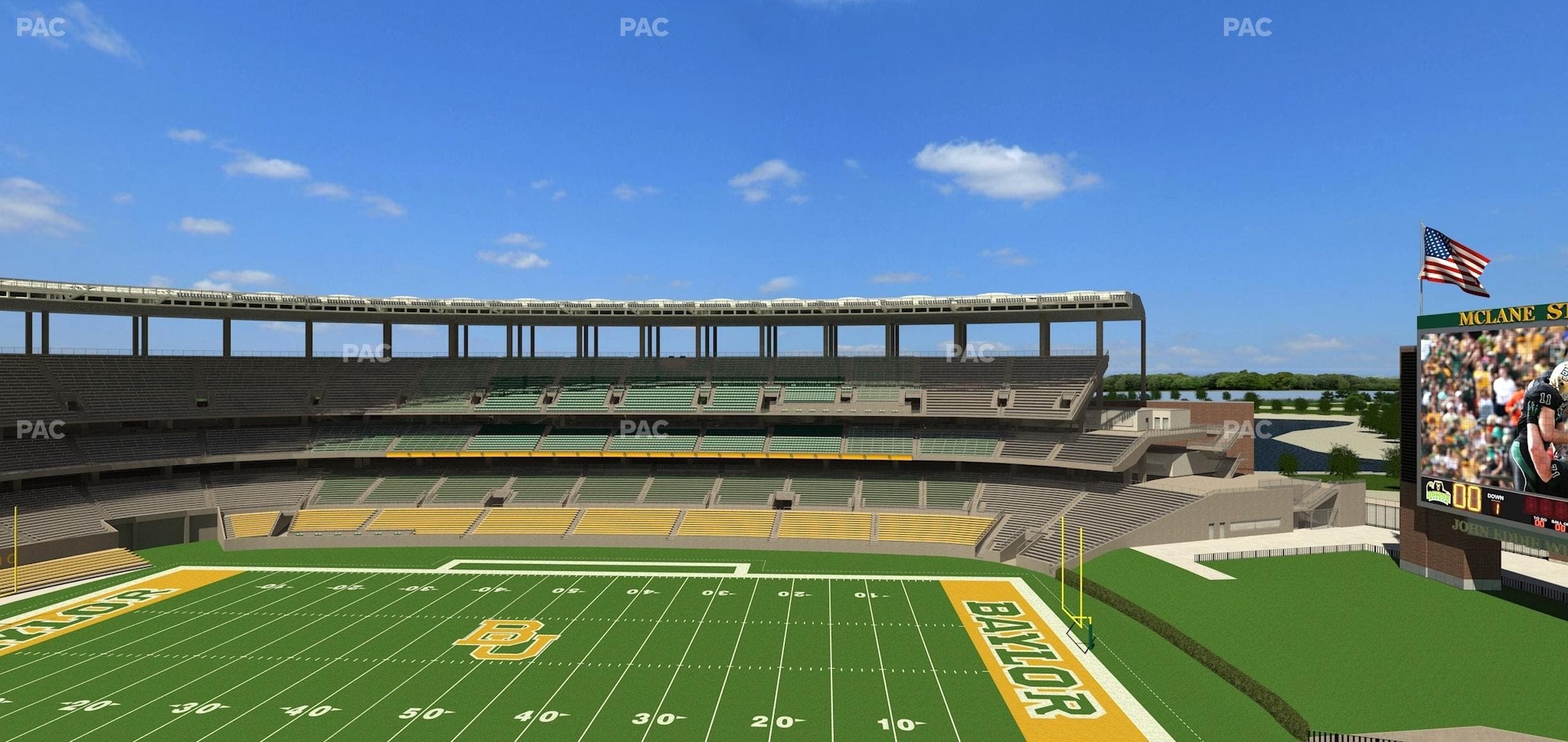 McLane Stadium - Section Loge Box 340 Seat View