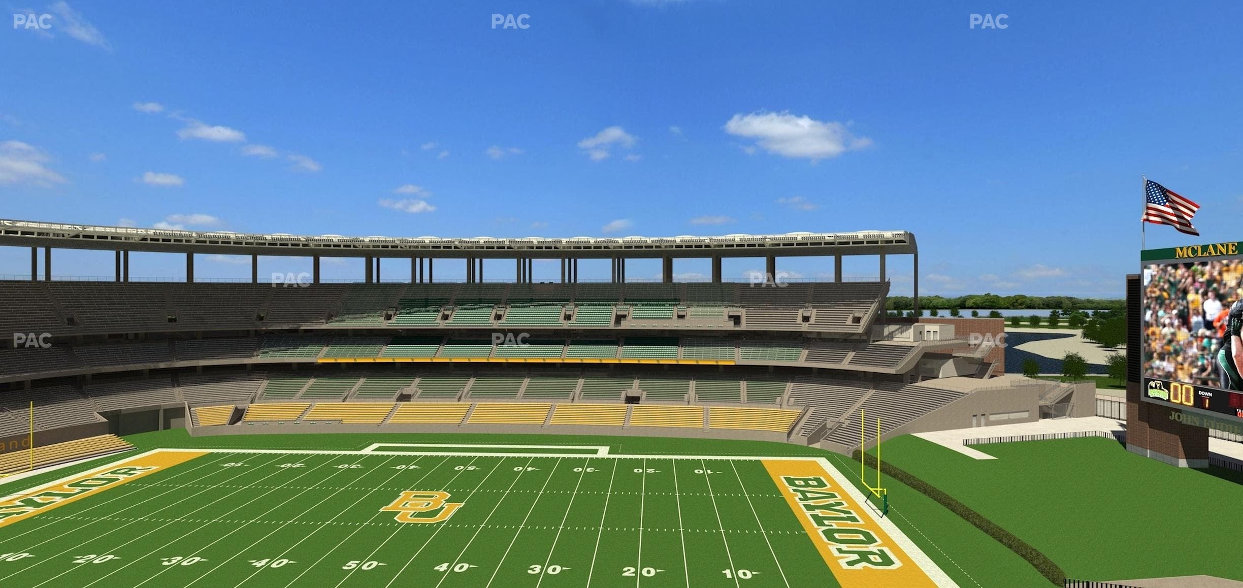 McLane Stadium - Section Loge Box 341 Seat View