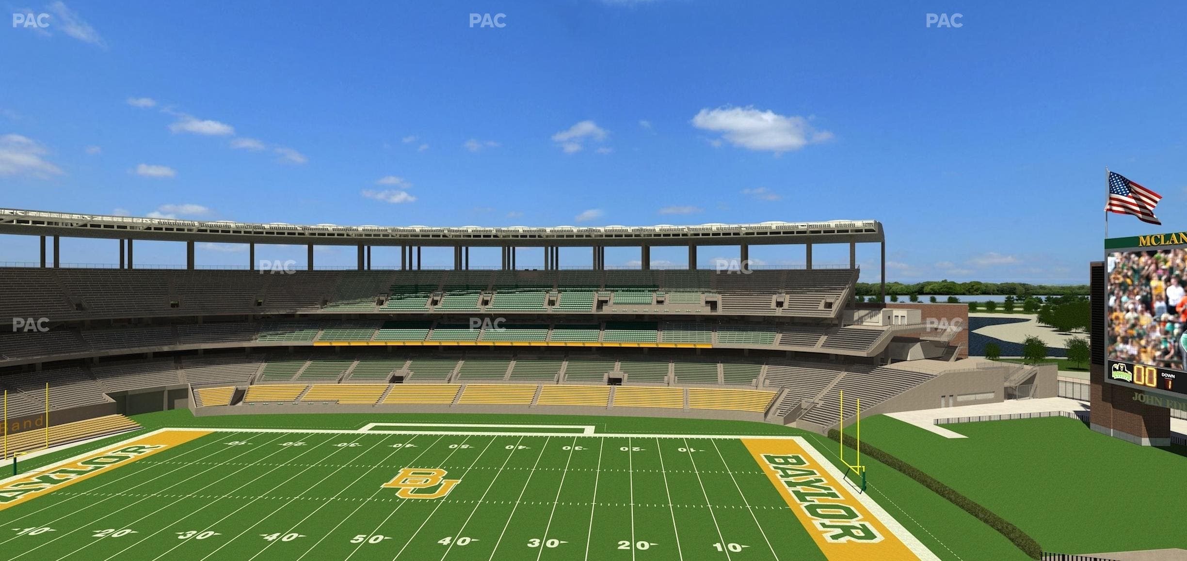McLane Stadium - Section Loge Box 342 Seat View